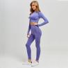 Buy cheap Seamless Women's Yoga Apparel Gym Fitness Clothing , Women Long Sleeve Yoga Activewear from wholesalers