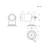 Buy cheap IP66 Outdoor LED Spotlight 9-12W with Round Base or Spike from wholesalers