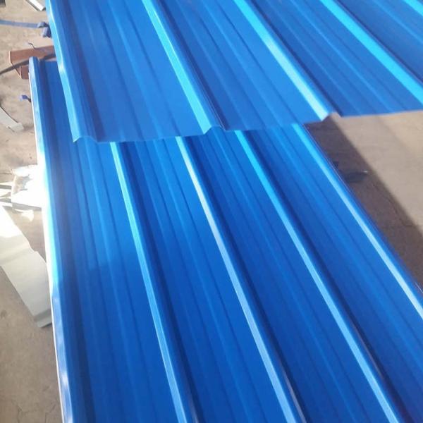Buy cheap Painted Corrugated Steel Sheets Wave Roofing Sheet AZ125 S320GD 0.75mm from wholesalers