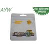 Buy cheap 3"X4.5" Custom Mylar Food Bags With Zipper , Hanging Hole Plastic Packaging Bags For Food from wholesalers
