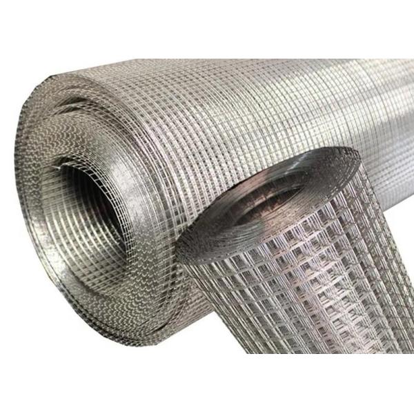 Food Grade Metal Silver 304 Stainless Steel Welded Wire Mesh 30x1.2m
