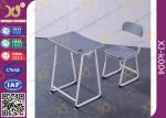 Fireproof Primary Plastic School Student Table And Chair Fixed Height