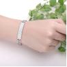 Buy cheap 925 Silver Silver Link Bracelet Clear Cubic Zircon Tennis Bracelet (YAQS005) from wholesalers
