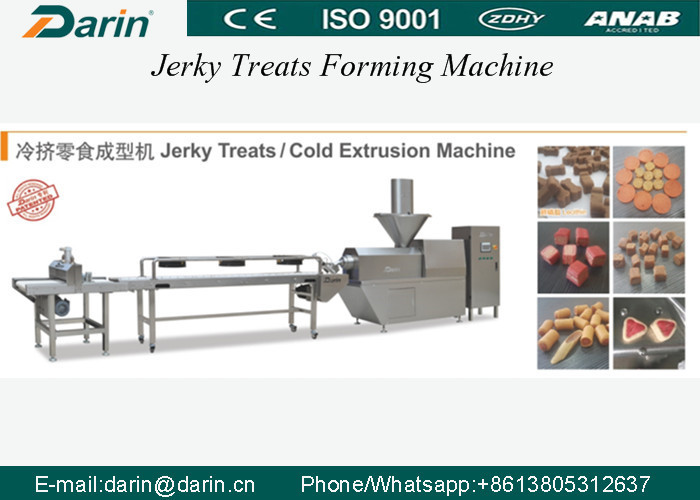 Cold Extruded Dog Jerky Snack Treat Machine with capacity of 200-300kg per hour Pet Food Machine