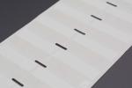 40x20-10mm Cable Adhesive Label 1mil White Gloss Transparent Water Resistant