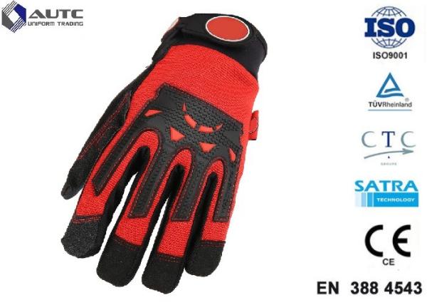 Buy cheap Nitrile Mens Safety Hand Gloves Comfortable Fit Dexterous Durable Impact Protection from wholesalers