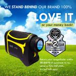 Buy cheap Black Yellow 6X25mm Golf Laser Rangefinder Outdoors Golf Rangefinder With Slope from wholesalers