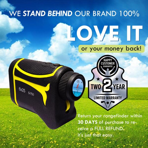 Buy cheap Black Yellow 6X25mm Golf Laser Rangefinder Outdoors Golf Rangefinder With Slope from wholesalers