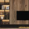 Buy cheap Luxury Tv Cabinet Wooden Tv Cabinet With Fireplace Wall Unit Tv Cabinet Modern Design from wholesalers