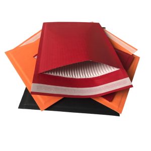 China Custom Red Self Sealing Paper Mailers Packaging Cushioned Envelopes on sale