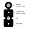 Buy cheap GJYXFCH FTTH Outdoor Self Supporting Drop Cable 12 Core Single Mode Figure 10 Fiber Optic Cable from wholesalers