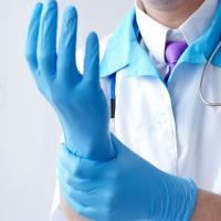 Buy cheap Ce Fda Approved 240MM Medical Nitrile Gloves small medium large size product