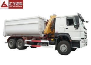 Wholesale Hydraulic Waste Bin Trucks Foldable Crane  Carbon Steel Box Easy Operation from china suppliers