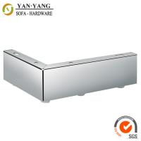 Buy cheap 80mm high glossy shiny corner sofa feet top quality chrome sofa feet SL-113 product
