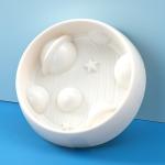 Pet Planet Shaped PP Slow Food Bowl Non Slip and Non Knockover Dog Bowl
