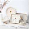 Buy cheap European Style Christmas Ceramic Kitchenware Set White Color For Baking from wholesalers