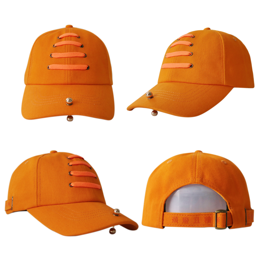 Fashion String Decoration Fitted Dad Hats / Personalized Dad Hats Female Use