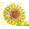 Buy cheap Bright Flower Stainless Steel Garden Wind Spinner Creative Nordic Style from wholesalers