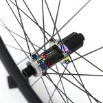Light Weight 700 X 25C Carbon Fiber Wheelset With Ceramic Hub
