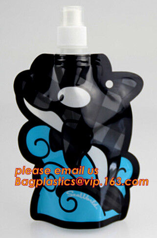 Outdoor Travel Camping Sports Folding Foldable Collapsible Plastic Water Bottle Bag,Promotional/Camping/Climbing/Picnic/