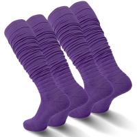 Buy cheap Autumn Men Boys Extra Long Padded Football Scrunch Socks for Sports Performance product