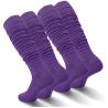 Buy cheap Autumn Men Boys Extra Long Padded Football Scrunch Socks for Sports Performance Boost from wholesalers