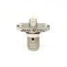 Buy cheap Passivated SUS SMA RF Connector Straight 2 Holes Flange Mount Female Connector from wholesalers