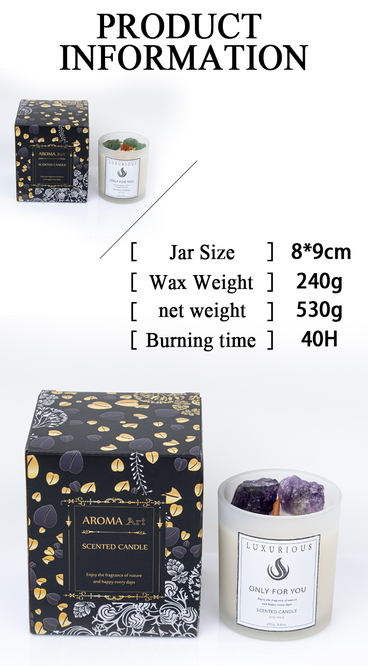 Private Label Glass Jar Scented Candle Soy Candle Wax Handmade Aromatic Woodwick Candle