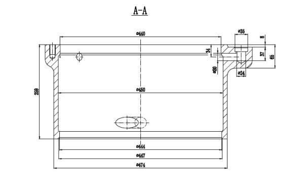 Buy cheap L35MC Gross Weight 45kg Marine Diesel Parts / Liner Water Jacket MAKITA / MITSUI / MAN B&W from wholesalers