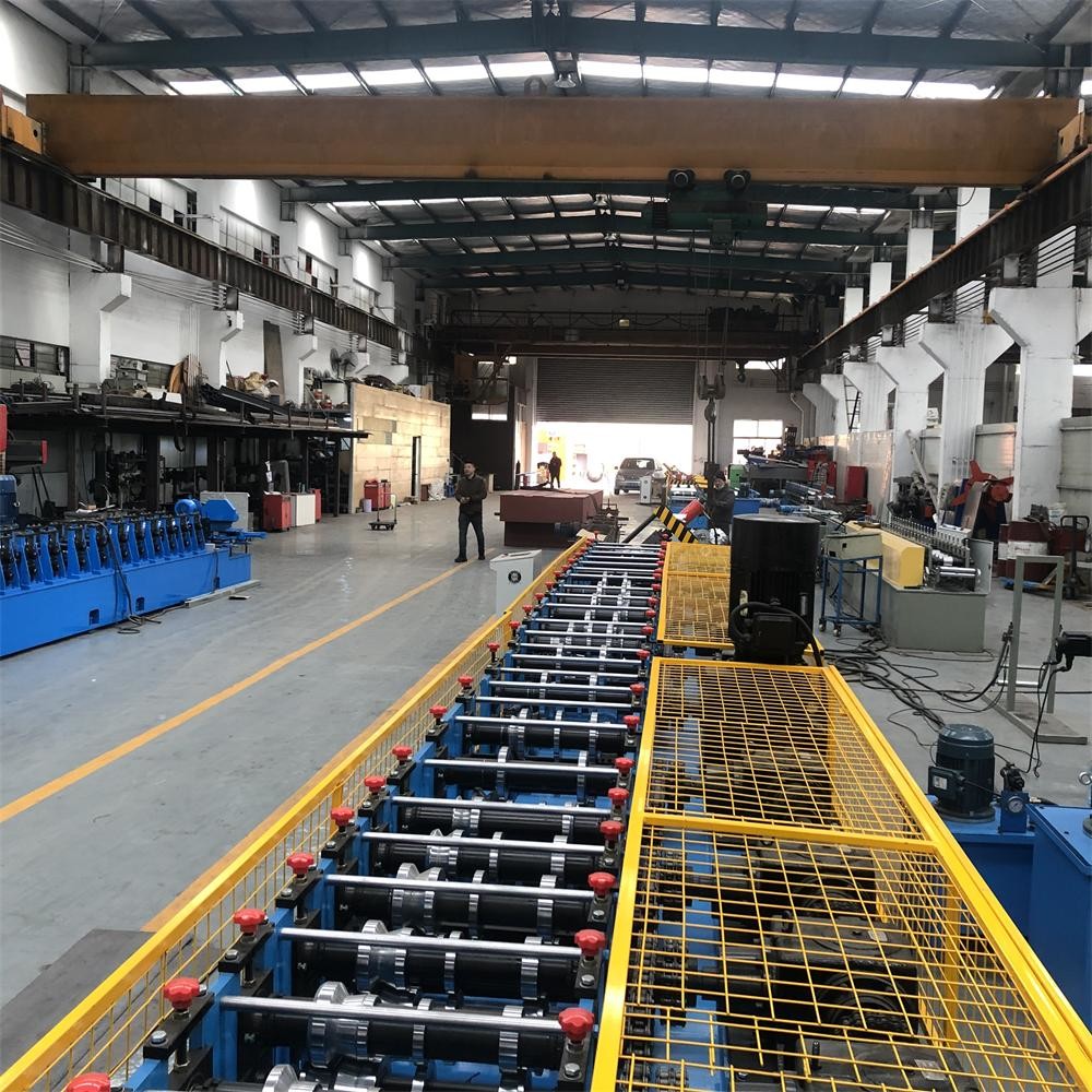 8m/Min Gearbox Drive 26 Rollers Galvanized Steel Beam Roll Formers