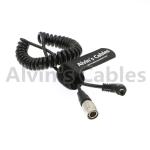 Alvin's Cables Hirose 4 Pin Male to Right Angle DC Jack for Blackmagic Sound