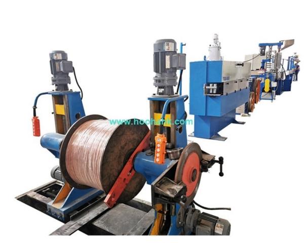 Buy cheap 50mm2 PE PVC Jacket Wire Extrusion Machine 200M/Min from wholesalers