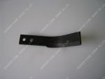 Spring steel 65MN Agri Spare Parts Rotary Tiller Blade For Dry Land 0.45kg - 0