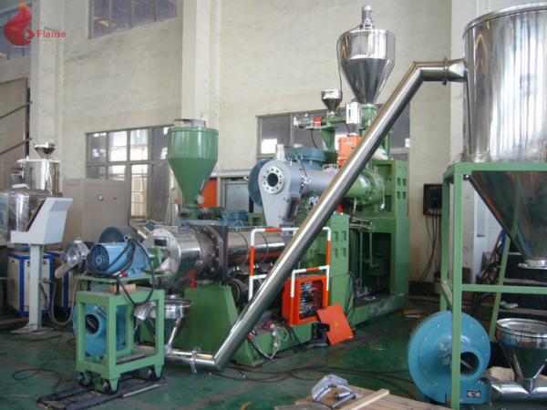 Buy cheap 185 KW Two Stage PVC Plastic Pelletizing Line 60rpm , Pellet Maker Machine from wholesalers
