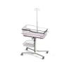 Buy cheap Carbon Steel Hospital Bassinet 4 Wheels Infusion Pole Frame Basket 3 Inch Caster Brake from wholesalers
