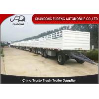 Buy cheap 30000 - 50000kg Side Panel Draw Bar Trailer Mechanical / Air Suspension product