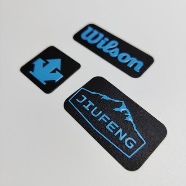 Buy cheap Custom Logo 3D Heat Transfer Patches Iron On For Hoodies Uniforms from wholesalers