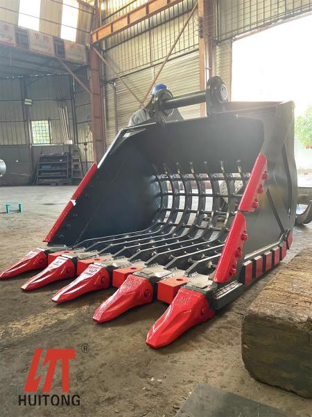 Buy cheap Mini Excavator Skeleton Bucket Sand And Gravel Custom Color from wholesalers