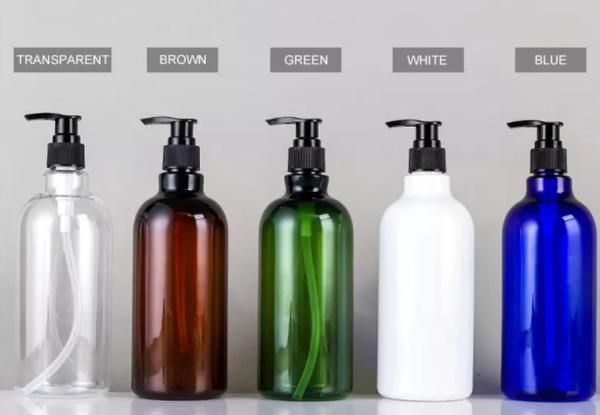 Buy cheap 500Ml 16Oz Green Tinted Pet Plastic Pump Bottles For Shampoo Set from wholesalers