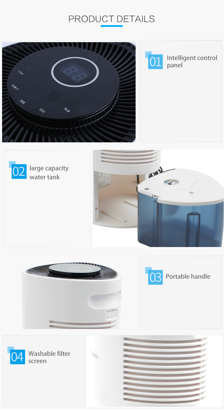 2400ml Semiconductor Dehumidifier