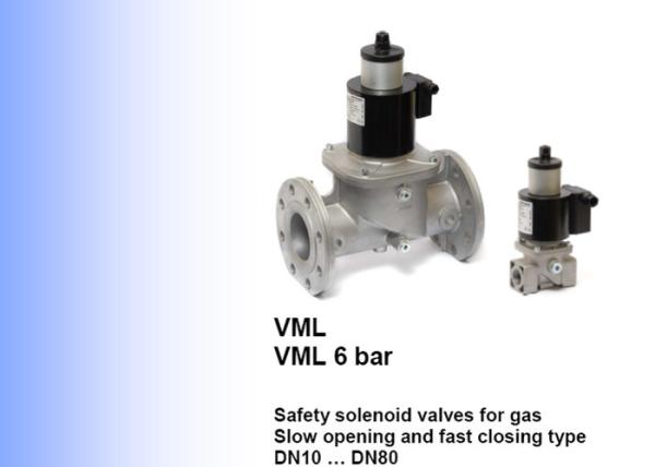 Buy cheap Elektrogas Brand VML Model Safety Solenoid Valve DN10 To DN80 Size from wholesalers