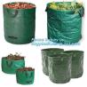 Buy cheap Outdoor Large Capacity Garden Gallon Waterproof Green Lawn PE Woven Waste Bags, Reusable Yard Waste Bags from wholesalers