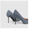Buy cheap Glitter PU ODM Women Pointed Toe Pumps High Heels Rubber Bottom from wholesalers