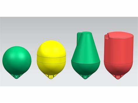 Aluminium Rotomould Factory Pipe Float Rotomolding Floating Pontoon Bridge Custom Marine Navigation Buoys 0