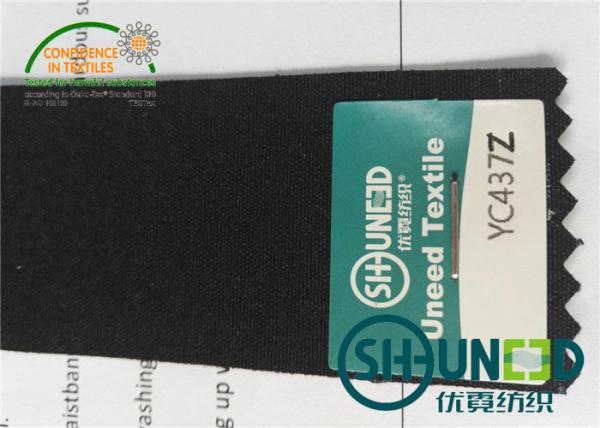 Buy cheap Enzyme Wash 90℃ Elastic Waistband Interlining Sportswear Woven Fusing YC437E from wholesalers