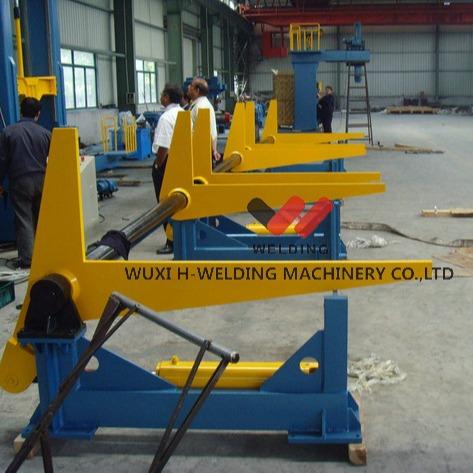 Buy cheap T / H Beam Production Line Transportation 60 Degree Hydraulic Overturning Rack from wholesalers