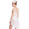 Buy cheap MiDee Lyrical Ballet Dance Costume Dresses Tank Top Illusion Sweetheart Sequins Joints Mesh Competition Dressing from wholesalers