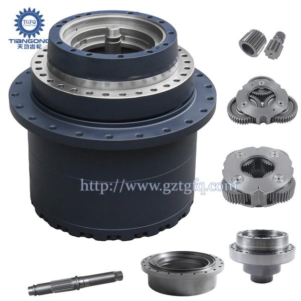 EC210D Steel Polished Excavator Travel Gearbox With Motor Spare Part VOE14693057