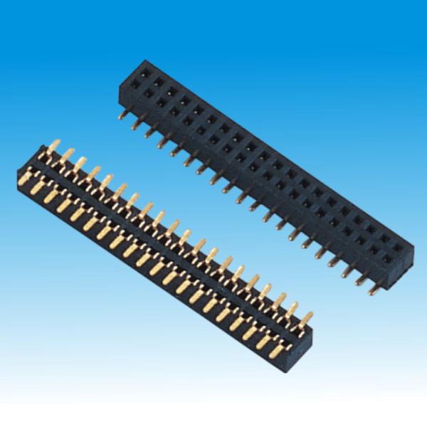 Buy cheap 1.0 mm H 2.0 Dual Row Straight Right Angle Type Female Header Connector from wholesalers