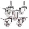 Buy cheap 304SS 50mm Caster Wheels , 50kg Loading Fixed Caster Wheels from wholesalers
